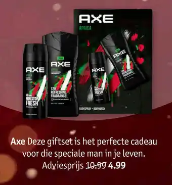 Kruidvat Axe aanbieding