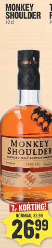 Super Dirck 3 MONKEY SHOULDER aanbieding