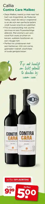 PLUS Callia Contra Cara Malbec aanbieding