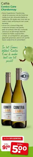 PLUS Callia Contra Cara Chardonnay aanbieding