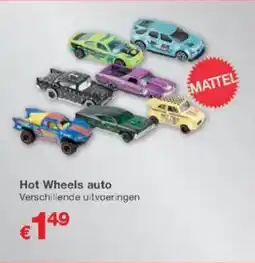 Kik Hot Wheels auto aanbieding