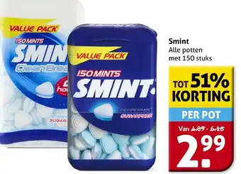 Hoogvliet Smint aanbieding