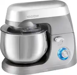 Bol.com Clatronic KM 3709 - Keukenmachine - 5 l 1000 W - Titanium aanbieding