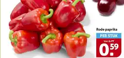 Hoogvliet Rode paprika aanbieding