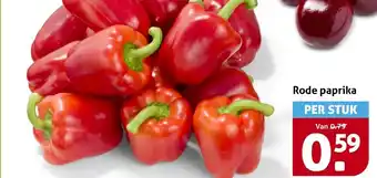 Hoogvliet Rode paprika aanbieding