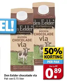 Hoogvliet Den Eelder chocolade Den Eelder chocolade vla aanbieding