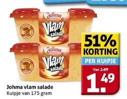 Hoogvliet Johma vlam salade aanbieding