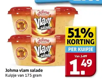Hoogvliet Johma vlam salade aanbieding