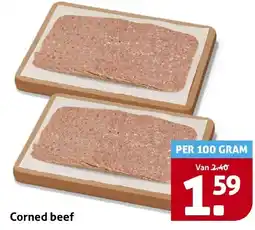 Hoogvliet Corned beef aanbieding