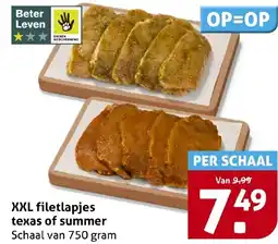 Hoogvliet XXL filetlapjes texas of summer aanbieding