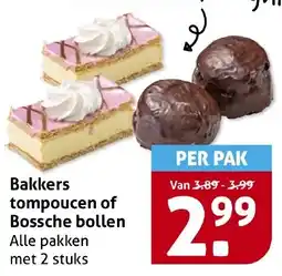 Hoogvliet Bakkers tompoucen of Bossche bollen aanbieding