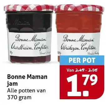 Hoogvliet Bonne Maman jam aanbieding
