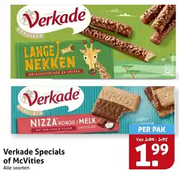 Hoogvliet Verkade Specials of McVities aanbieding