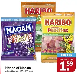 Hoogvliet Haribo of Maoam aanbieding