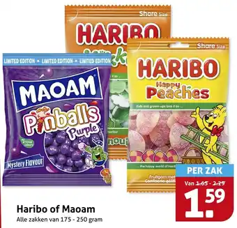 Hoogvliet Haribo of Maoam aanbieding