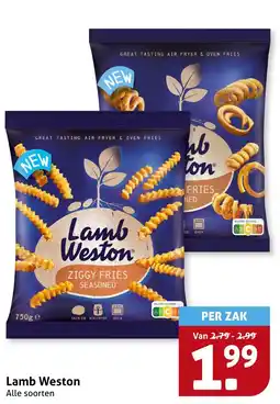 Hoogvliet Lamb Weston aanbieding