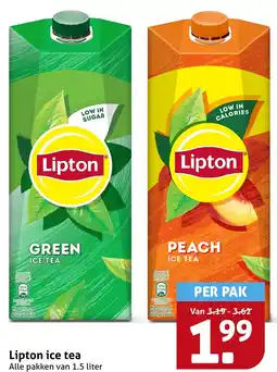 Hoogvliet Lipton ice tea aanbieding