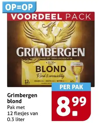 Hoogvliet Grimbergen blond aanbieding