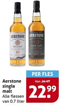 Hoogvliet Aerstone single malt aanbieding