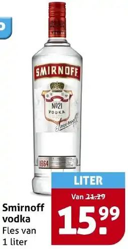 Hoogvliet Smirnoff vodka aanbieding