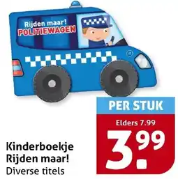 Hoogvliet Kinderboekje Rijden maar! aanbieding
