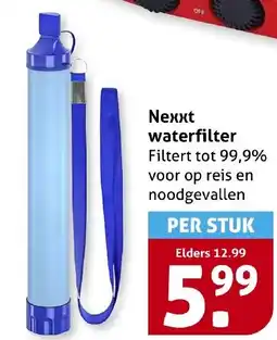 Hoogvliet Nexxt waterfilter aanbieding