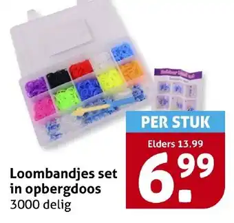 Hoogvliet Loombandjes set in opbergdoos aanbieding