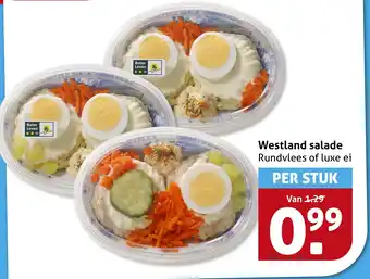 Hoogvliet Westland salade aanbieding