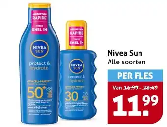 Hoogvliet Nivea Sun Alle soorten aanbieding