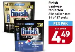 Hoogvliet Finish vaatwas tabletten aanbieding