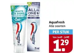 Hoogvliet Aquafresh aanbieding