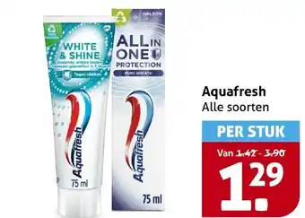 Hoogvliet Aquafresh aanbieding