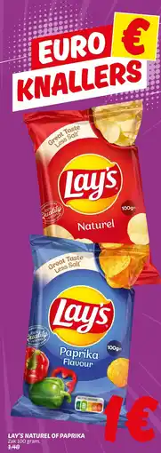 Dekamarkt Lay's naturel of paprika aanbieding