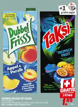 Dekamarkt Dubbelfrisss of taksi aanbieding