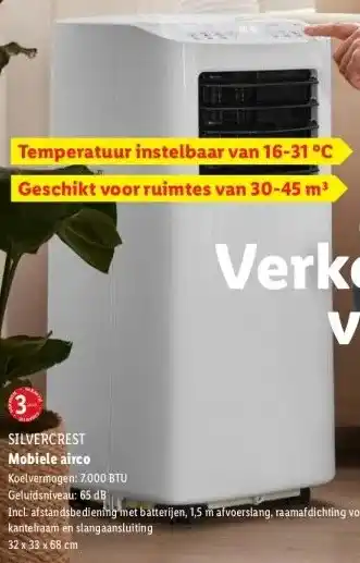 Lidl Mobiele airco aanbieding