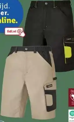 Lidl Korte herenwerkbroek aanbieding
