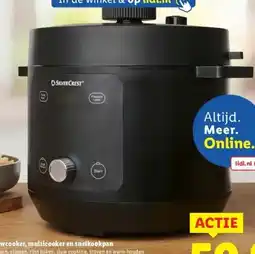 Lidl All-in-One slowcooker, multicooker en snelkookpan aanbieding