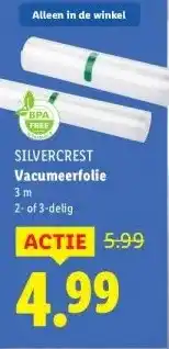 Lidl Vacumeerfolie aanbieding
