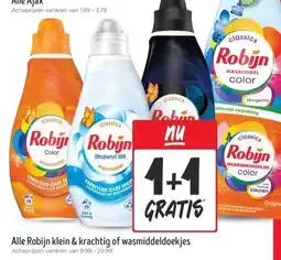 Jumbo Alle Robijn klein & krachtig of wasmiddeldoekjes aanbieding