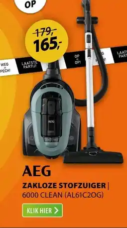 Expert AEG 6000 CLEAN (AL61C2OG) Groen aanbieding