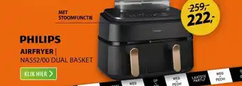 Expert Philips NA552/00 Dual Basket aanbieding