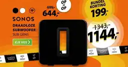 Expert Sonos SUB Gen3 Zwart aanbieding