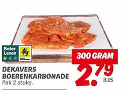 Dekamarkt Dekavers boerenkarbonade aanbieding