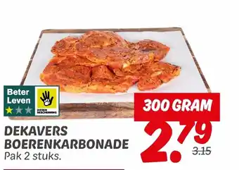 Dekamarkt Dekavers boerenkarbonade aanbieding