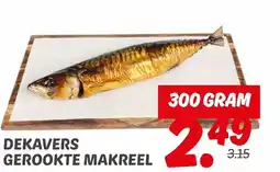Dekamarkt Dekavers gerookte makreel aanbieding