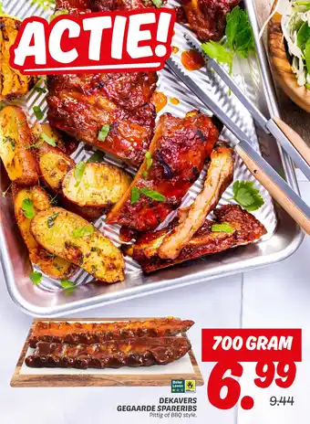 Dekamarkt Dekavers gegaarde spareribs aanbieding