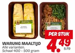 Dekamarkt Warung maaltijd aanbieding