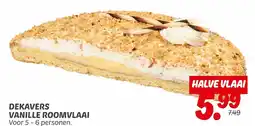 Dekamarkt Dekavers vanille roomvlaai aanbieding