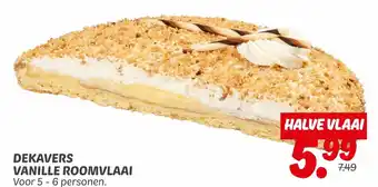 Dekamarkt Dekavers vanille roomvlaai aanbieding
