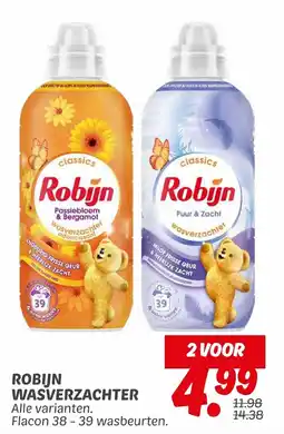 Dekamarkt Robijn wasverzachter aanbieding